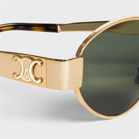 buy celine sunglasses gold chain|celine sunglasses triomphe gold.